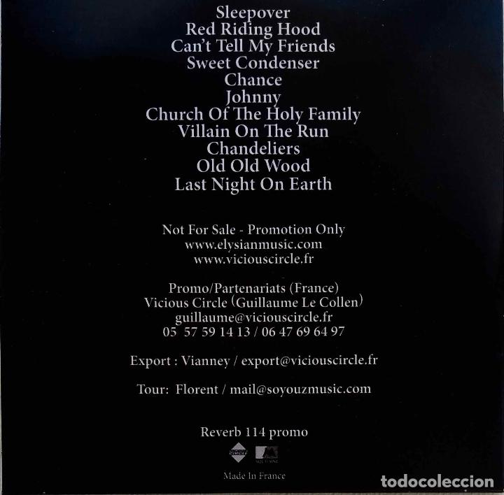 CDs de m&uacute;sica: ELYSIAN FIELDS, LAST NIGHT ON EARTH. CD PROMOCIONAL - Foto 2