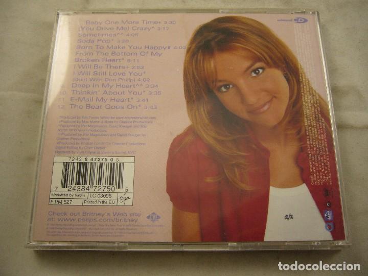 CDs de m&uacute;sica: BRITNEY SPEARS - ...BABY ONE MORE TIME - . CD - Foto 5
