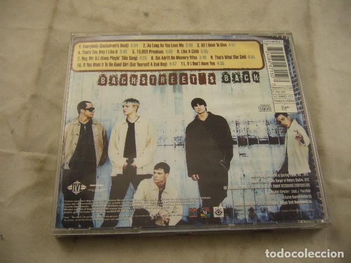 CDs de m&uacute;sica: BACKSTREET BOYS . BACKSTREETS BACK - Foto 1