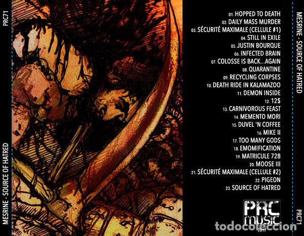 CDs de m&uacute;sica: Mesrine &lrm;-- Source Of Hatred--GRIND CORE - Foto 2