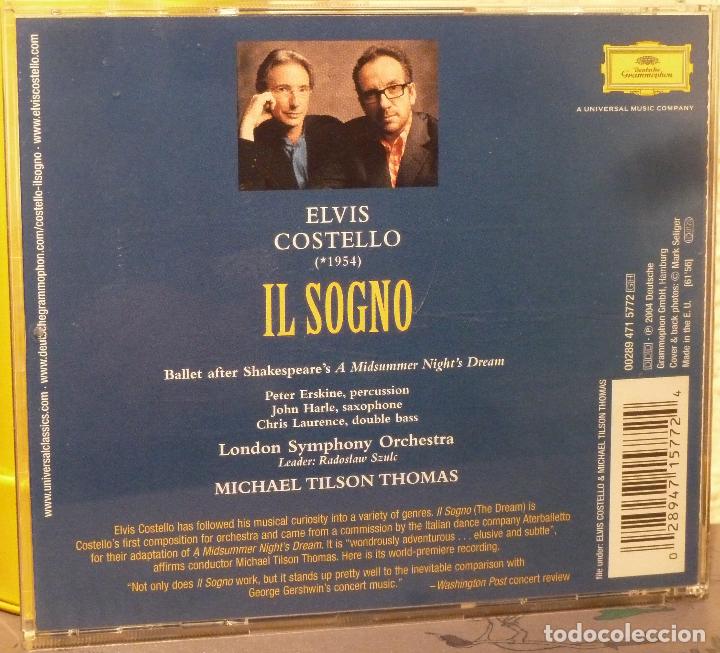 CDs de m&uacute;sica: ELVIS COSTELLO - IL SOGNO - Foto 2
