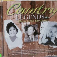 CDs de Música: COUNTRY LEGENDS - BLAME IT ON THE TIMES. Lote 98099114