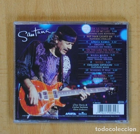 CDs de m&uacute;sica: SANTANA - SUPERNATURAL - CD - Foto 2