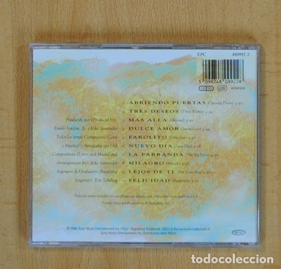 CDs de m&uacute;sica: GLORIA ESTEFAN - ABRIENDO PUERTAS - CD - Foto 2