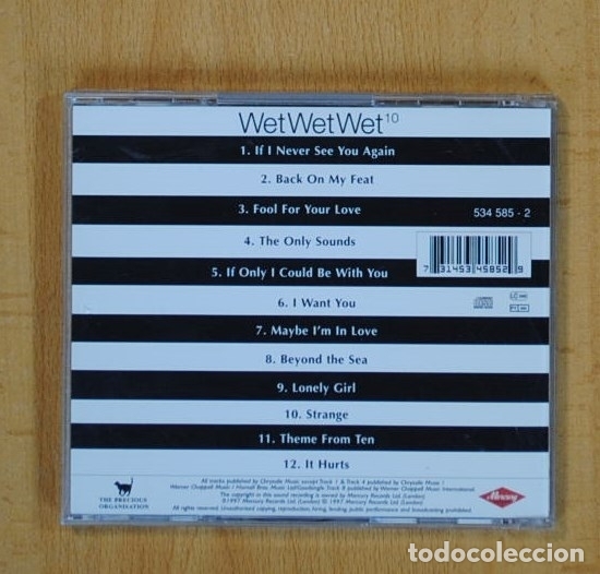 CDs de m&uacute;sica: WET WET WET - 10 - CD - Foto 2