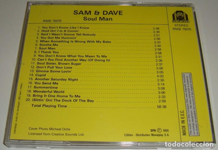 CDs de m&uacute;sica: CD - SAM & DAVE - SOUL MAN - SAM and DAVE - Foto 2