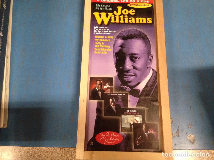 CDs de m&uacute;sica: BOX SET 2 CD + LIBRETO JOE WILLIAMS. NUEVO - Foto 1