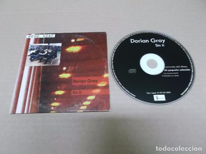 CDs de m&uacute;sica: DORIAN GRAY (CD/SINGLE) SIN TI A&Ntilde;O 2002 - PROMOCIONAL - Foto 1