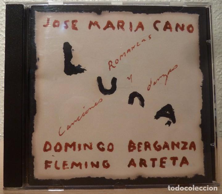 CDs de m&uacute;sica: JOSE MARIA CANO - LUNA - Foto 1