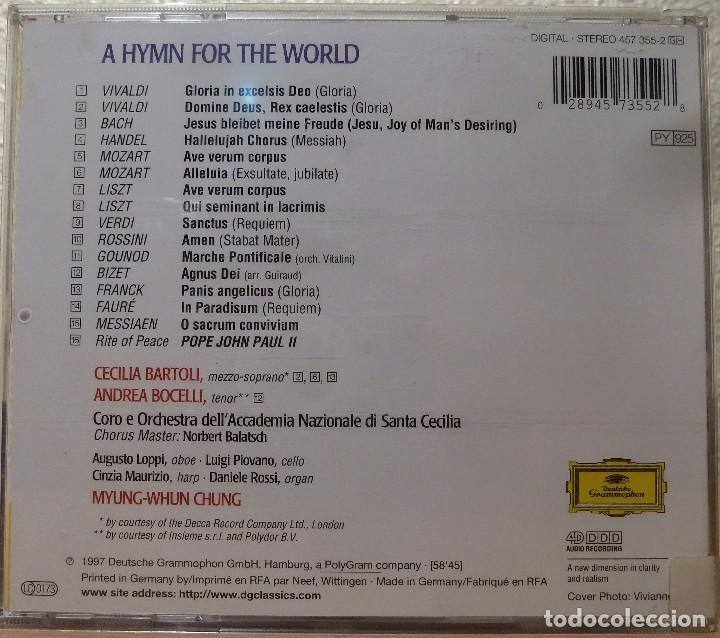 CDs de m&uacute;sica: A HYMN FOR THE WORLD - Foto 2