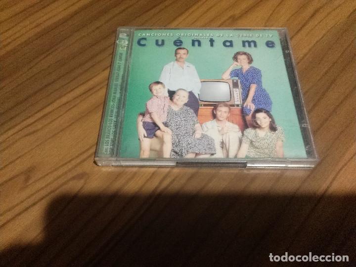 Music CDs: CUENTAME. CANCIONES ORIGINALES DE LA SERIE DE TV. DOBLE CD EN BUEN ESTADO.