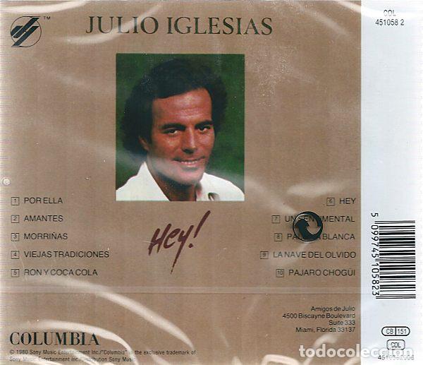 CDs de m&uacute;sica: JULIO IGLESIAS HEY CD NUEVO - Foto 2