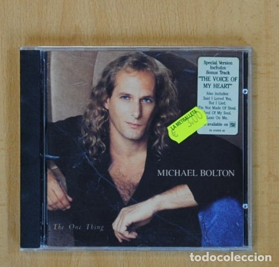 CDs de m&uacute;sica: MICHAEL BOLTON - THE ONE THING - CD - Foto 1