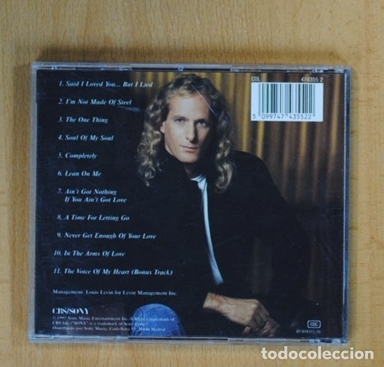 CDs de m&uacute;sica: MICHAEL BOLTON - THE ONE THING - CD - Foto 2