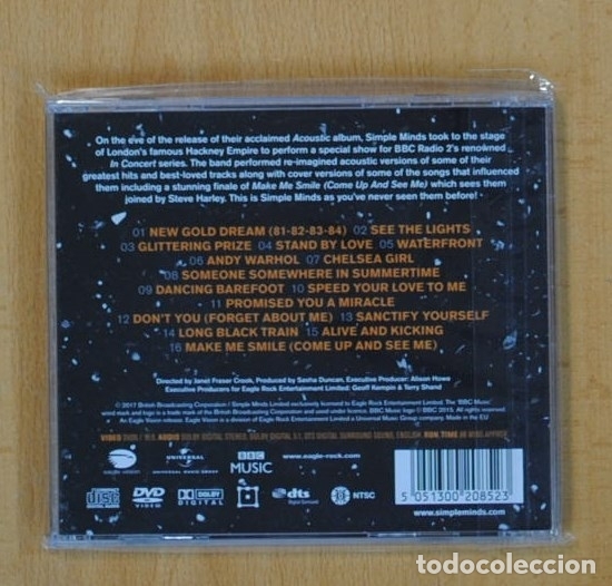 CDs de m&uacute;sica: SIMPLE MINDS - ACOUSTIC IN CONCERT - CD - Foto 2