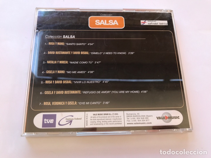 CDs de m&uacute;sica: OPERACION TRIUNFO &rdquo;SALSA&rdquo; (a.2002) - Foto 3