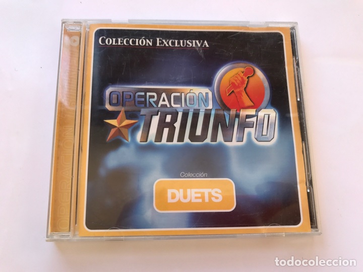 CDs de m&uacute;sica: OPERACION TRIUNFO &rdquo;DUETS&rdquo; (a.2002) - Foto 1