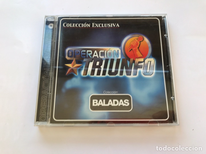 CDs de m&uacute;sica: OPERACION TRIUNFO &rdquo;BALADAS&rdquo;(a.2002) - Foto 1