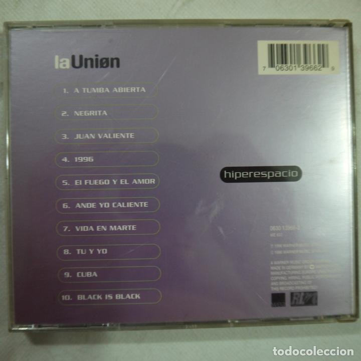 CDs de m&uacute;sica: LA UNI&Oacute;N - HIPERESPACIO - CD 1996 - MADE IN GERMANY - Foto 3