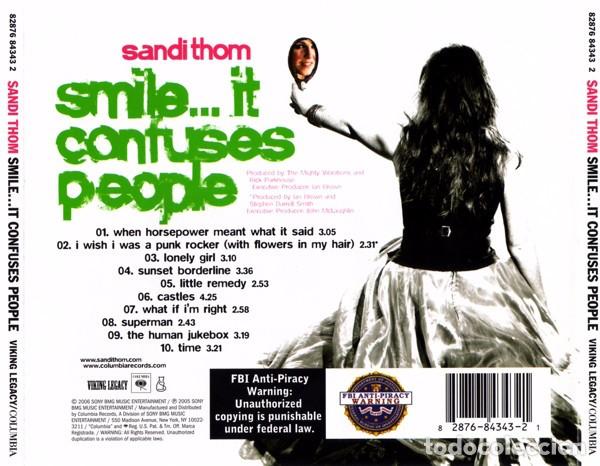 CDs de m&uacute;sica: Sandi Thom - Smile it confuses people - CD - Foto 2