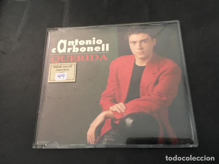 CDs de m&uacute;sica: ANTONIO CARBONELL (QUERIDA) CD PROMO 1 TRACK (CDI10) - Foto 1