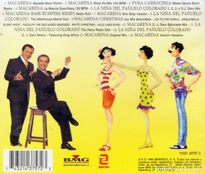 CDs de m&uacute;sica: LOS DEL RIO &uml;MACARENA&uml;(NON STOP)  CD - Foto 2
