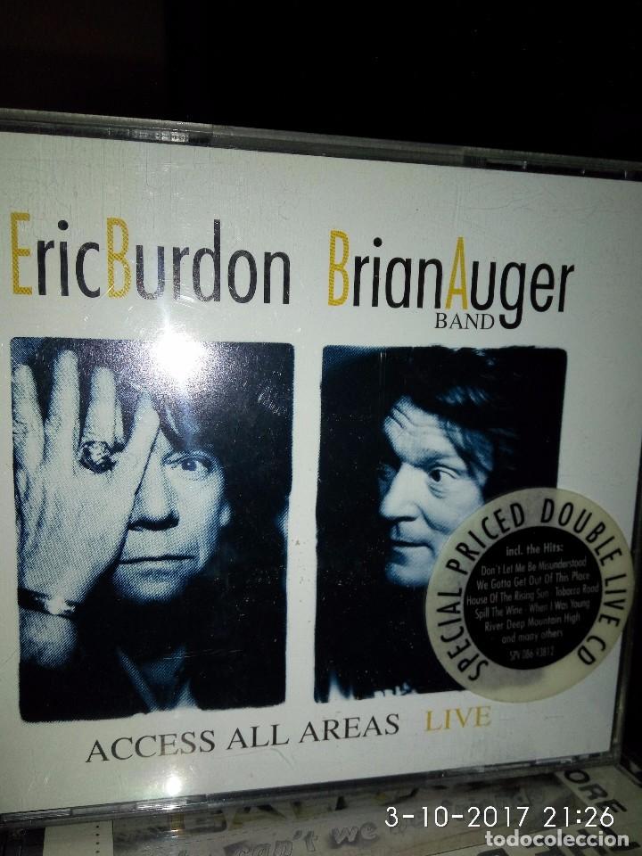 CDs de m&uacute;sica: Eric Burdon & Brian Auger - Access all areas Live - Foto 1