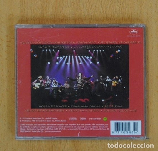 CDs de m&uacute;sica: KETAMA - DE AKI A KETAMA - CD - Foto 2
