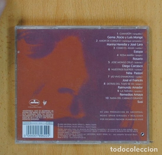 CDs de m&uacute;sica: VARIOS - POR CAMARON - 2 CD - Foto 2