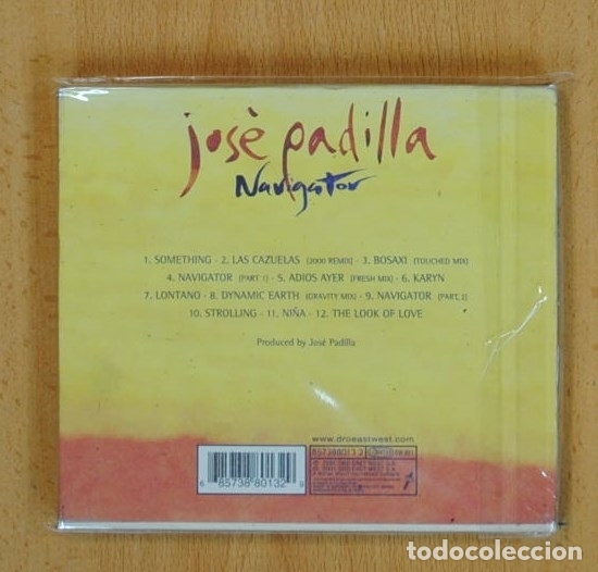CDs de m&uacute;sica: JOSE PADILLA - NAVIGATOR - CD - Foto 2