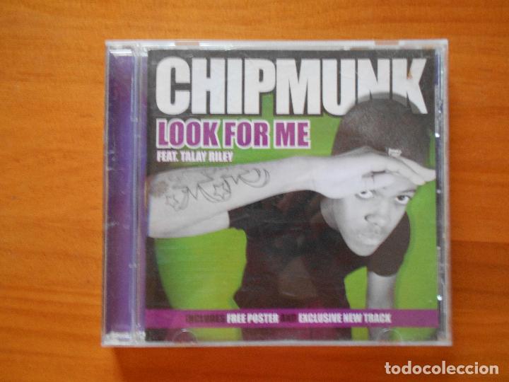 CDs de m&uacute;sica: CD SINGLE CHIPMUNK - LOOK FOR ME (2 TRACKS) - LIGHTSPEED (3L) - Foto 1