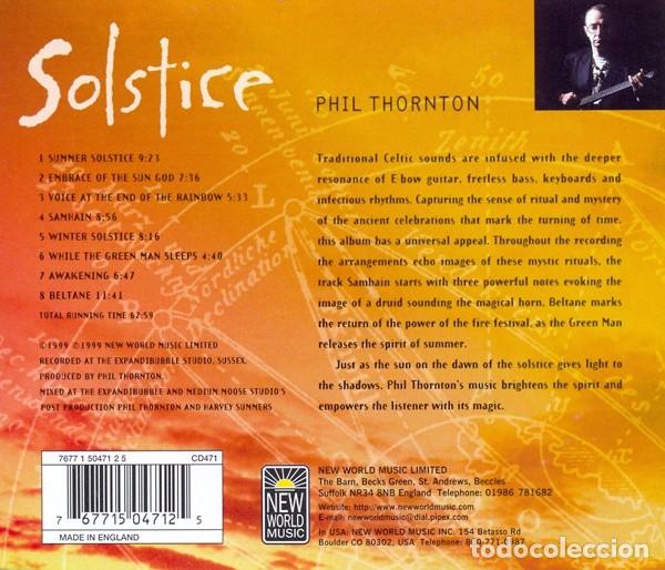 CDs de m&uacute;sica: Phil Thornton - Solstice - CD - Foto 2