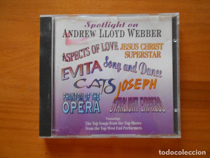 CDs de m&uacute;sica: CD SPOTLIGHT ON ANDREW LLOYD WEBBER (3M) - Foto 1