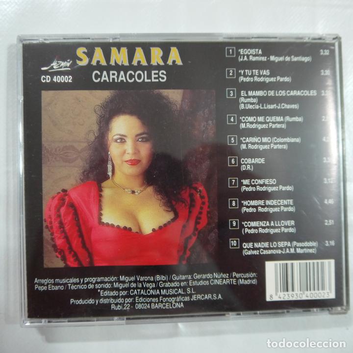 CDs de m&uacute;sica: SAMARA - CARACOLES - CD 1992 - Foto 3
