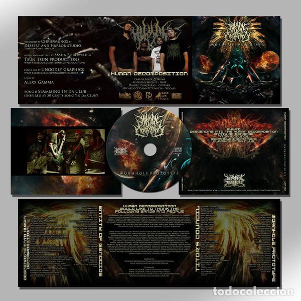 CDs de m&uacute;sica: Human Decomposition &lrm;- Wormhole Prototype -DEATH METAL MINI CD - Foto 2