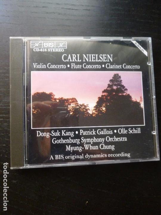 CDs de M&uacute;sica: VIOLIN CONCIERTO. FLUTE.CLARINET CONCIERTO.CARL NIELSEN. BIS  1993