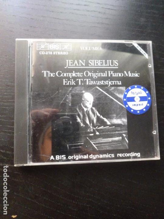 Music CDs: JEAN SIBELIUS.THE COMPLETE ORIGINAL PIANO MUSIC.TAWASTSTJERNA.  BIS. 1987