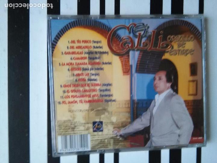 CDs de m&uacute;sica: cd precintado - el calli,orgullo de estirpe del 2000 - Foto 2