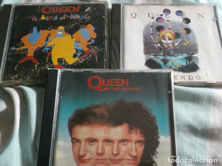 CDs de M&uacute;sica: lote tres cds de queen originales de regalo el hot space sin caratula