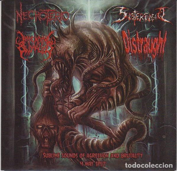 CD de M&uacute;sica: Necroterio / Subterfugio / Distraught / Impending Anomalies..split GRIND GORE