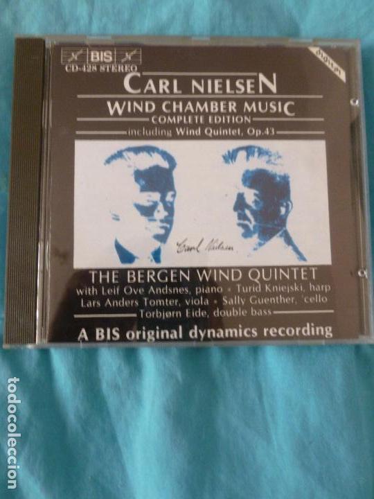CD di Musica: WIND CHAMABER MUSIC  CARL NIELSEN THE BERGEN WIND QUINTET 1989