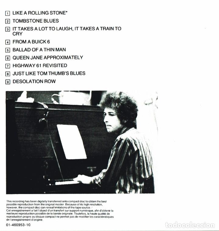 CDs de m&uacute;sica: BOB DYLAN - Highway 61 revisited - CD - Foto 2