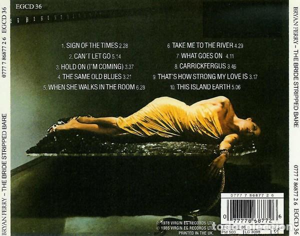 CDs de m&uacute;sica: BRYAN FERRY THE BRIDE STRIPPED BARE CD NUEVO - Foto 2