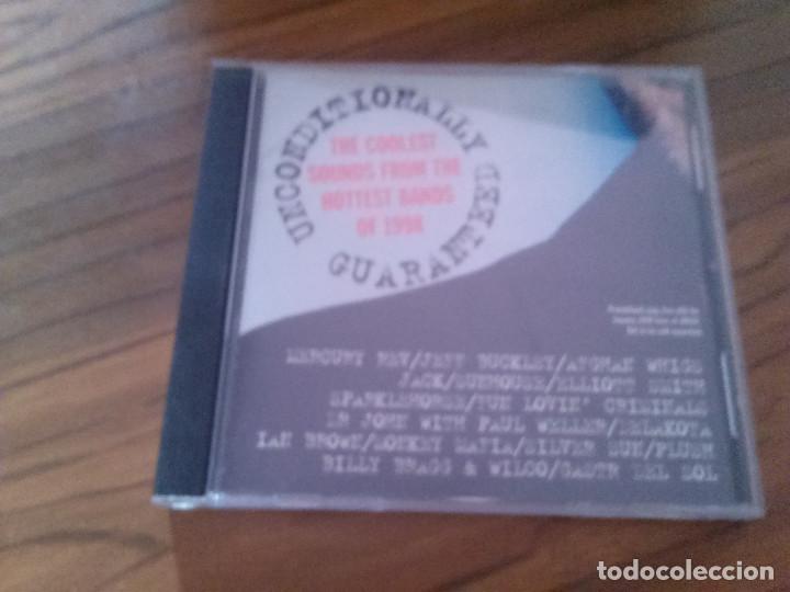 Music CDs: UNCONDITIONALLY GUARANTEED. THE COOLEST SOUNDS FROM THE HOTTEST BANDS OF 1998. CD BUEN ESTADO