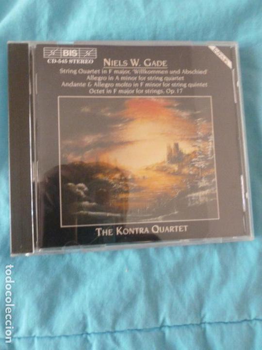 CD di Musica: THE KONTRA QUARTET.  NIELS.W. GADE. BIS 1985