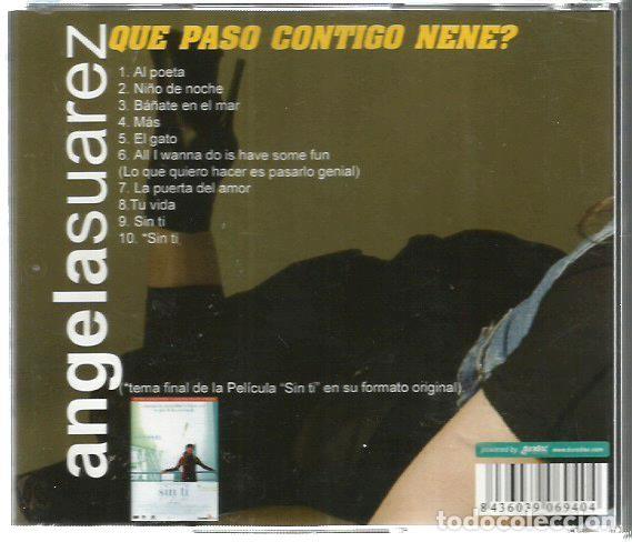 CDs de m&uacute;sica: CD ANGELA SUAREZ : QUE PASO CONTIGO NENE? - Foto 2