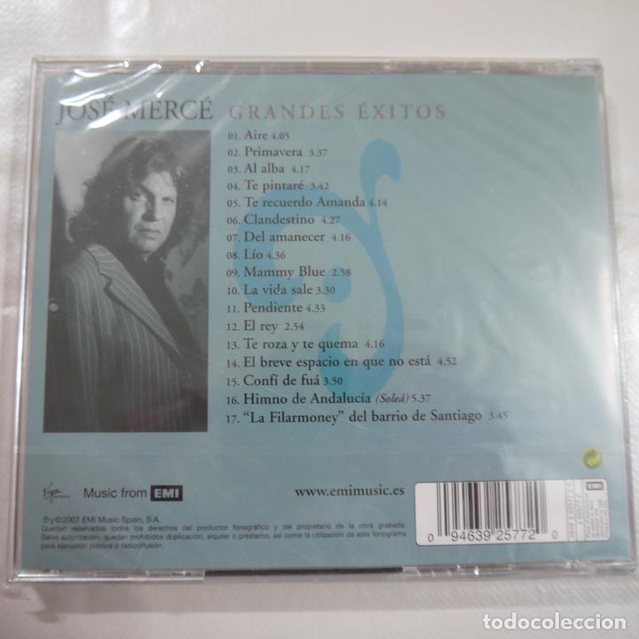 CDs de m&uacute;sica: JOS&Eacute; MERC&Eacute; - GRANDES &Eacute;XITOS - CD 2007 - Foto 2