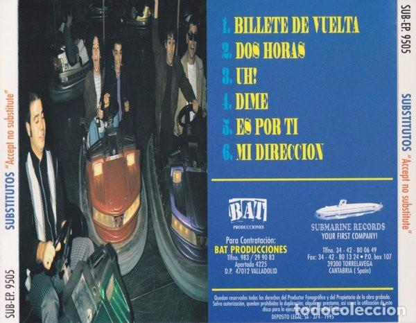 CDs de m&uacute;sica: Los Substitutos - Accept No Substitute - CD Precintado - Foto 2