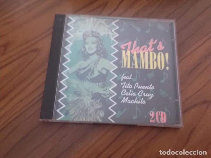 Music CDs: THAT&acute;S MAMBO CD DOBLE CON 26 CADA CD. BUEN ESTADO. RECOPILATORIO DE ESTE ESTILO. RAR&Iacute;SIMO