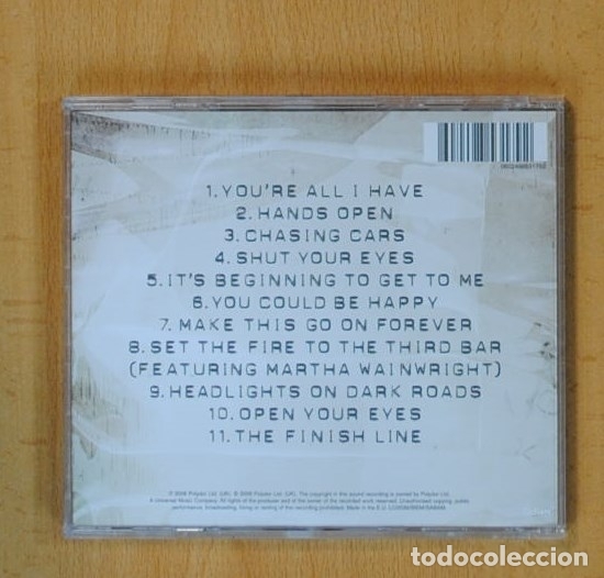 CDs de m&uacute;sica: SNOW PATROL - EYES OPEN - CD - Foto 2